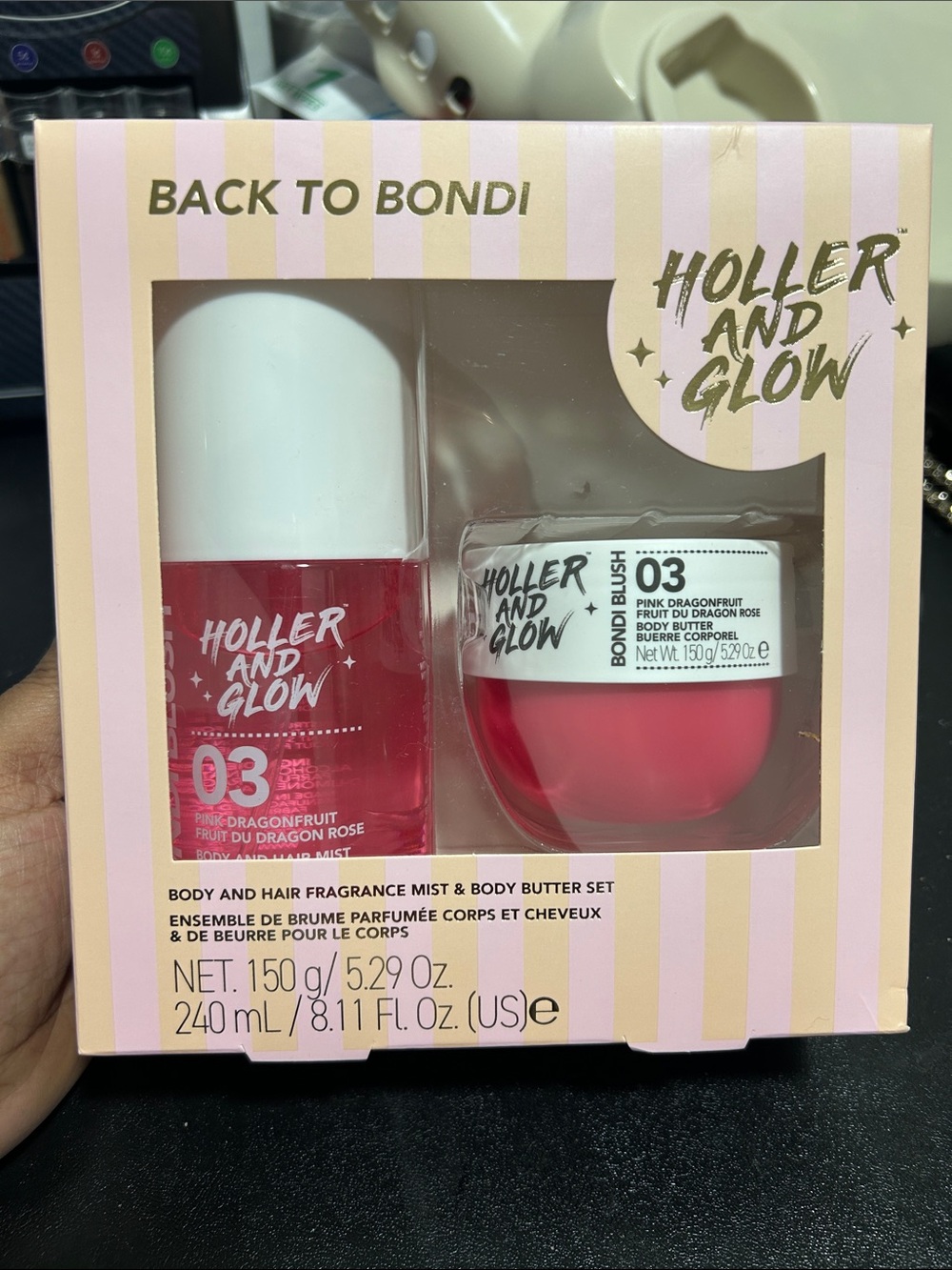 Back to Bondi Pink Dragonfruit Body Mist & Butter Set